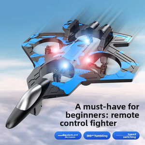 <strong>RC</strong> Plane <strong>Drone</strong> for Kids Adult Beginner Avion De Juguete LED Remote Control Aircraft with Auto Hover Fighter Jet Toy - Product Image 2
