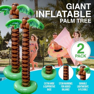 Palmier gonflable géant de 1,8 mètre, super robuste, pour fêtes hawaïennes, plage, bord de piscine, thème tropical, extérieur - Product Image 3