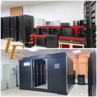 Baie de serveur à cadre ouvert 19 pouces, rack réseau 2 poteaux 18U 22U 27U 32U 37U 42U 45U 47U en acier laminé à froid SPCC