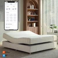 Intelligente, verstellbare Heizmassagematratze, Einzel- oder Doppelgröße, elektrisches Hebebett, langlebiger, umweltfreundlicher Baumwollbezug, ≥28 cm
