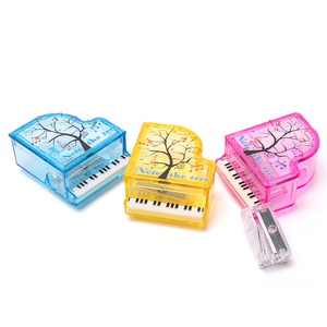 Brevet bébé kid safe cosmétique rose mignon classe piano En Gros école enfants unique en acier Mn bade trou taille-crayon - Product Image 1