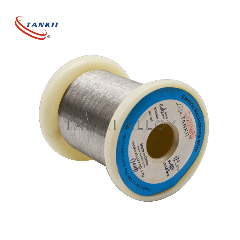 Tophet Nicr Alloy Electric Resistance Heating Wire NiCr8020