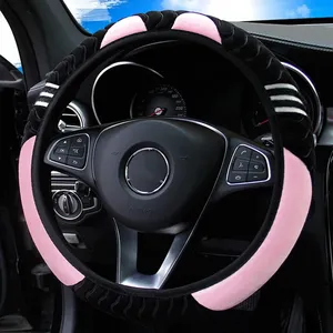 <span class=keywords><strong>Funda</strong></span> para <span class=keywords><strong>Volante</strong></span> de Coche con Diseño de Monstruito, Decoración Universal Elástica, para Hombre y <span class=keywords><strong>Mujer</strong></span>, para Todas las Temporadas, Felpa Cálida - Product Image 1
