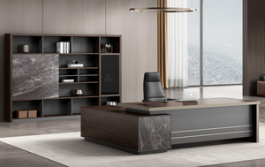 Mesa de Oficina Moderna en Forma de L con Retorno Lateral, Muebles de Oficina, Venta Caliente - Product Image 4