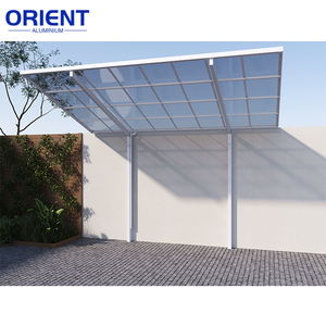 Abri <span class=keywords><strong>de</strong></span> voiture individuel en aluminium avec toit en polycarbonate pour protection solaire, vente en gros d'usine - Product Image 6