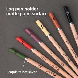 Juego de Lápices de Carbón Blanco, Lápices de Madera Natural Mate Estándar para Estudiantes de Arte de Giorgione - Product Image 3