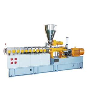 Máy móc viên 50D đôi vít nhựa cho PE PP Filler <span class=keywords><strong>masterbatch</strong></span> tùy chỉnh thảm làm máy đùn Máy Pet PLC - Product Image 4