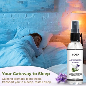 <span class=keywords><strong>Spray</strong></span> d'oreiller au eucalyptus pur et naturel pour le sommeil, à marque privée, à base d'huile essentielle d'eucalyptus, pour un sommeil profond - Product Image 2