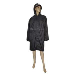 Factory Price High Quality Reusable Rain Gear Men <strong>Women</strong> Impermeable Ripstop Rain Coat Pu Coating <strong>Nylon</strong> <strong>Raincoat</strong> - Product Image 2
