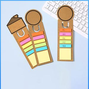 Marcadores de Páginas con Regla y Notas Adhesivas en Cinco Colores Vibrantes Tipo Caramelo con Impresión de Logotipo, Regalos Promocionales - Product Image 2