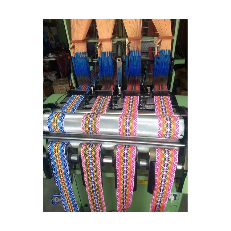 Dễ Dàng Để Hoạt Động Hẹp Vành Đai Vải Jacquard Loom Dệt Máy