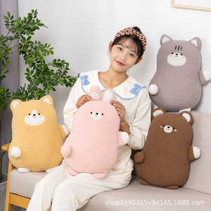 Peluche personnalisée créative en forme d'animal, jouet en peluche mignon et doux, rembourré en coton PP, oreiller en forme d'ours, grande taille, cadeau pour enfants - Product Image 3