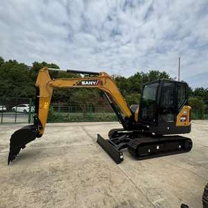 Mini para excavadora Sany SY55U, excavadora hidráulica de orugas de 5 toneladas, precio barato con motor esencial, bomba de motor, engranaje de caja de cambios - Product Image 2