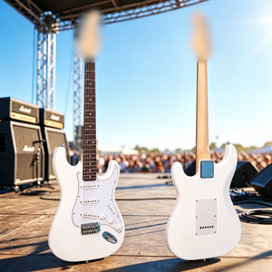 <span class=keywords><strong>Guitarra</strong></span> Eléctrica ST Económica de Fábrica China, Más Vendida, Cuerpo de Álamo, Mástil de Arce, <span class=keywords><strong>para</strong></span> <span class=keywords><strong>Principiantes</strong></span> - Product Image 5