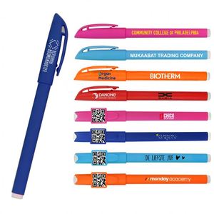 Bolígrafos de Gel Personalizables de Alta Calidad con Logotipo, Ancho de Escritura de 0.5 mm, Color Naranja Brillante, Dorado y Morado, Regalos Promocionales Publicitarios para Hoteles - Product Image 1