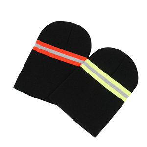 <span class=keywords><strong>Bonnet</strong></span> <span class=keywords><strong>de</strong></span> sécurité réfléchissant en tricot uni pour la course nocturne, haute visibilité, néon, jacquard, avec bande réfléchissante pour <span class=keywords><strong>adulte</strong></span> - Product Image 6