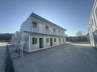 Maison Conteneur de Luxe 20 pieds Préfabriquée avec Panneaux Sandwich Acier pour Logement, Salle de Bain, Usage Scolaire et Hospitalier