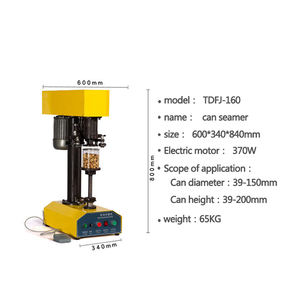 Machine de scellage et d'emballage de canettes multifonctionnelle automatique électrique facile à utiliser pour les boissons et les cartons - Product Image 2