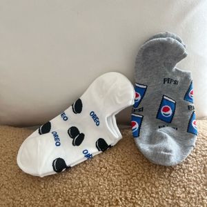 Calcetines invisibles con estampado de comida, diseño novedoso de pizza y hamburguesa, calcetines tobilleros de algodón suave, informales, de corte bajo, para hombre y mujer, regalo perfecto - Product Image 2