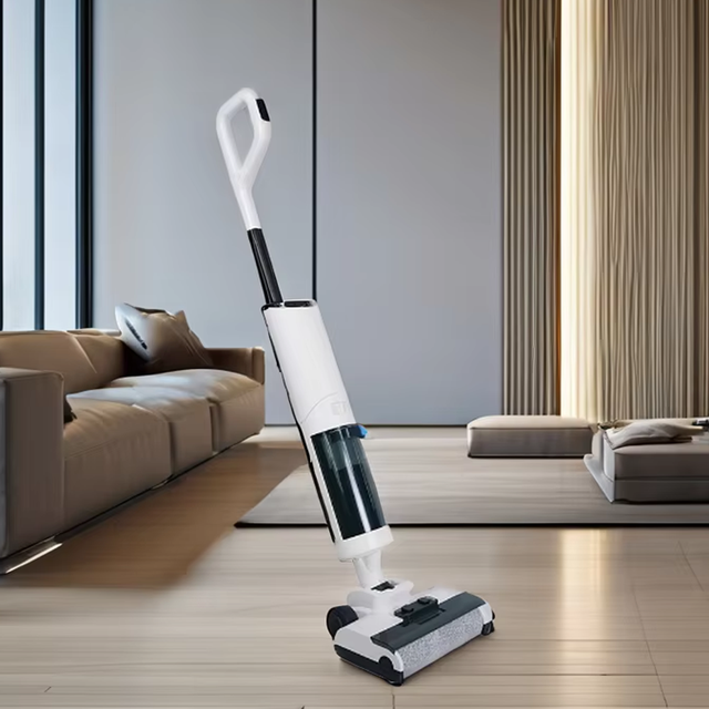 Self-Cleaning Cordless Wet/Dry Vacuum Cleaner with 15000-20000 Pa Suction & LED Display for Household & Hotel Use