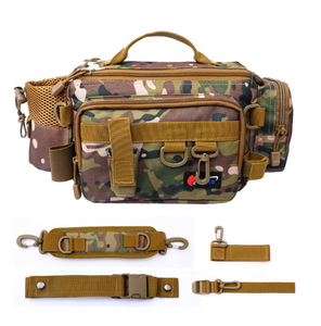 DFB0827 Sacs de taille et sacs à bandoulière tactiques 2-en-1 pour le sport, le camping, la pêche, avec sangles détachables - Product Image 2