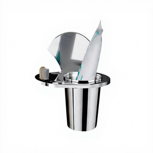 Soporte de acero inoxidable para cepillos de dientes, soporte de ABS para pasta dental, organizador de baño, accesorio de cuidado dental montado en la pared - Product Image 5