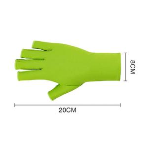 2 Pcs/Set Gants de protection UV en Spandex écologiques avec lampe LED pour salon de <span class=keywords><strong>manucure</strong></span>, outils de <span class=keywords><strong>manucure</strong></span> DIY - Product Image 6