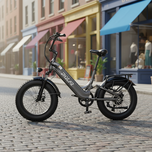 Folding All-terrain City Leisure Bike 20" Steel Frame Lithium Battery 7 Speed Rear <b>Hub</b> 500w Ride1 Brus Brushless Ride1 500w - Product Image 3