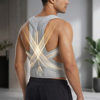 Correcteur de posture confortable en néoprène, soutien dorsal supérieur, redresseur d'épaules pour les travailleurs de bureau sédentaires