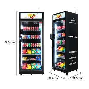 KI-gesteuerter Smart-Kühlschrank Getränkeautomat 24/7 Getränkeschrank mit Fernüberwachung US-Lager Versand in <span class=keywords><strong>3</strong></span> Tagen - Product Image 5