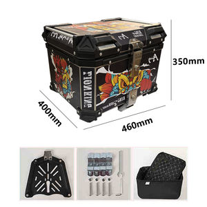 Caja <span class=keywords><strong>trasera</strong></span> de motocicleta de gama alta 55L Caja superior Cajas traseras de motocicleta <span class=keywords><strong>Maleta</strong></span> de viaje apta para todas las motocicletas - Product Image 5