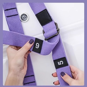 Correa de Yoga para Colgar en la Puerta, Estirador de Piernas con Resistencia, Entrenador de Flexibilidad Ajustable de Poliéster, Práctica de Inversión y Flexión - Product Image 4