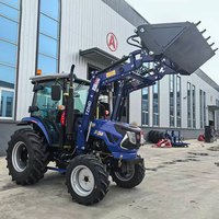 Livraison gratuite, mini-tracteurs 4x4 pour l'agriculture, tracteurs agricoles de 50 CV, 70 CV, 90 CV à vendre avec chargeur frontal