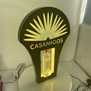 Pantalla brillante, <span class=keywords><strong>Casamigos</strong></span> personalizados, botella de <span class=keywords><strong>Tequila</strong></span>, presentador Led acrílico glorificador, letrero de neón, servicio de botella VIP para fiesta, club nocturno, Lo - Product Image 1