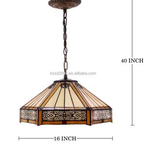 Lámpara Colgante de 12'' para Bar, Restaurante, Comedor, Sala de Estar, Habitación Infantil, Estilo Europeo Tiffany, Lámpara LED - Product Image 6