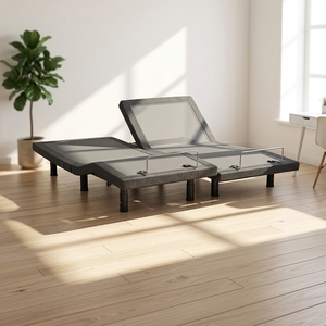 Estructura de cama inteligente ajustable eléctrica con masaje y USB - Product Image 2