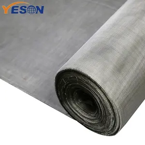 0.154mm delik 304 paslanmaz çelik tel örgü ekran/304 150 mikron 100 Mesh paslanmaz çelik tel Mesh