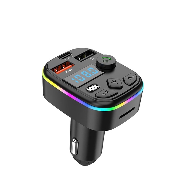Multifunction Wireless MP3 Player Car Bluetooth MP3 Player Hands-free Call FM Transmitter with 3A USB CHARGER