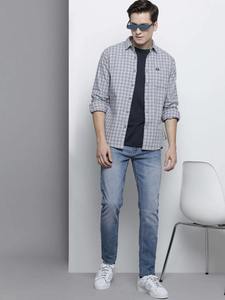 Jeans pour hommes, coupe slim, extensible, denim confortable, pour tous les jours, décontracté, travail, voyage, extérieur et style de rue - Product Image 4