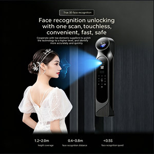 Glomarket Palm Vein Recognition Smart Door <b>Lock</b> AI Camera Video Intercom 3D Face Fingerprint Password Tuya WiFi Home Villa <b>Lock</b> - Product Image 3