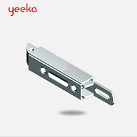 YEEKA 1801 Loquet à panneau robuste à fermeture automatique par choc, en zinc, pour boîte à outils, camion, armoire industrielle