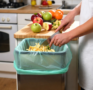 Compostable Waste <strong>Bags</strong> on Roll <strong>Biodegradable</strong> Bin Liners 3 to 13 Gallon PBAT+PLA Food Waste B2B ECOPRO - Product Image 2
