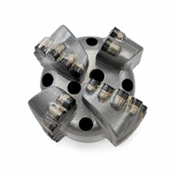 Foret de forage PDC à cinq lames de qualité supérieure, foret diamanté avec lames haute densité pour le forage pétrolier, gazier et géothermique