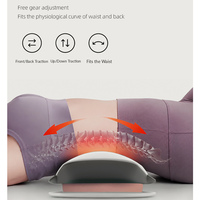 Masseur lombaire électrique, appareil de traction et d'étirement du dos, dispositif de massage de la taille avec airbag, thérapie thermique, soutien lombaire relaxant