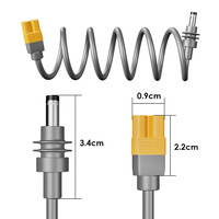 Recién llegados 2025 conector enchufe a DC enchufe Cable para Starlink Mini Cable XT30 cargador Cable de alimentación XT30 3 pies enchufe de alimentación