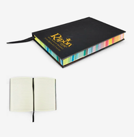 Carnet promotionnel personnalisé avec logo, pages à bords arc-en-ciel, vente en gros, cadeau de haute qualité