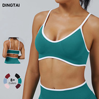Super Hot femmes XL sans couture haute soutien-gorge de sport Sexy ouvert croix dos nu Gym porter Yoga soutien-gorge haut pour Fitness femme