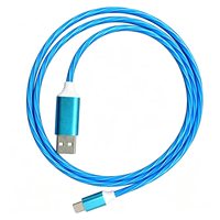 LED-Lichtkabel USB-C 20W PD Schnellladung Leuchtendes USB-C Ladekabel Datensynchronisation für 8iP Android-Telefone