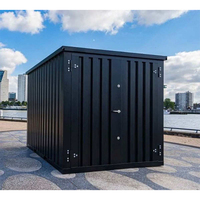 Conteneur pliable préfabriqué étanche de 19 pieds pour garage et stockage, léger, à installation rapide, vente en gros d'usine à bas prix