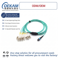 Meilleur prix Cordon de brassage optique MPO 12 fibres 8.3/125 monomode à faible perte